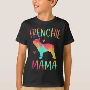 Camiseta Mama Tie Dye Bulldog francés Perro Mamá