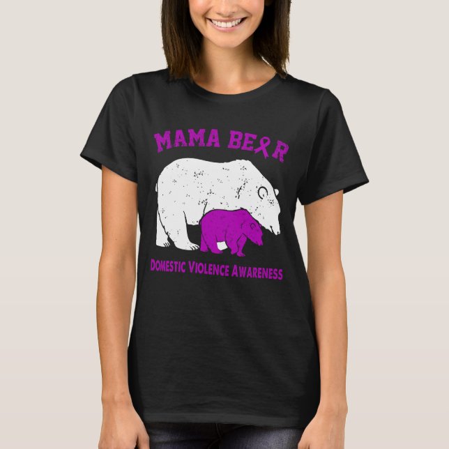 Camiseta Mamá tiene conciencia de la VIOLENCIA DOMÉSTICA (Anverso)