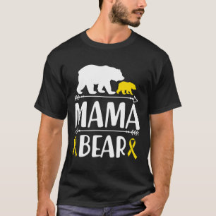 Camiseta Mamá Tiene Conciencia Sobre El Cáncer Infantil Mam