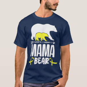 Camiseta Mamá Tiene Conciencia Sobre El Cáncer Infantil Mam