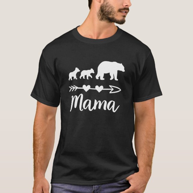 Camiseta Mamá tiene dos bebés Mamá de dos madres de leche (Anverso)
