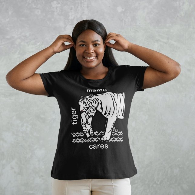 Camiseta Mama Tiger Cares (Subido por el creador)