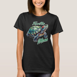 Camiseta Mamá Tortuga Regalo de Tortuga de Orej Roja para e