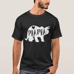 Camiseta Mama Triceratops Dinosaur Gracioso Regalo Para Mad