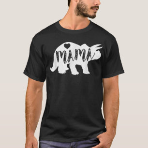 Camiseta Mama Triceratops Dinosaur T-Shirt Gracioso Regalo 