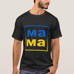 Camiseta Mamá ucraniana madre bandera de Ucrania orgulloso 