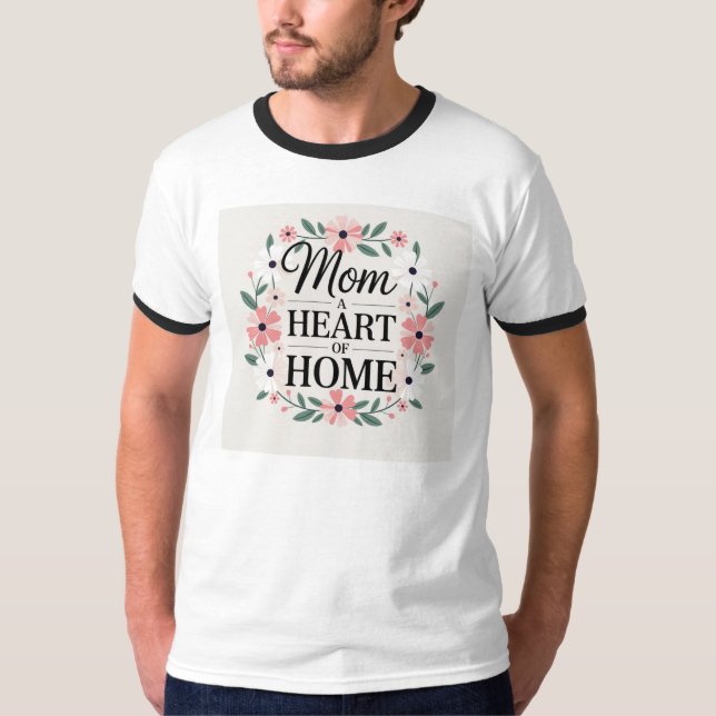 Camiseta Mamá: Un corazón de casa (Anverso)