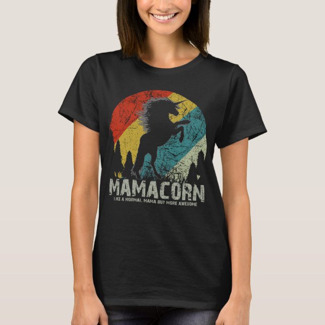 Camiseta mamá unicorn (Anverso)
