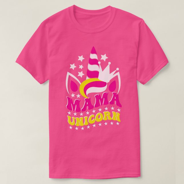 Camiseta Mama Unicorn (Diseño del anverso)