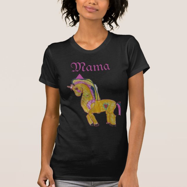 Camiseta Mama Unicorn (Anverso)