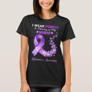 Camiseta Mamá usa morado en memoria de la enfermedad de Alz