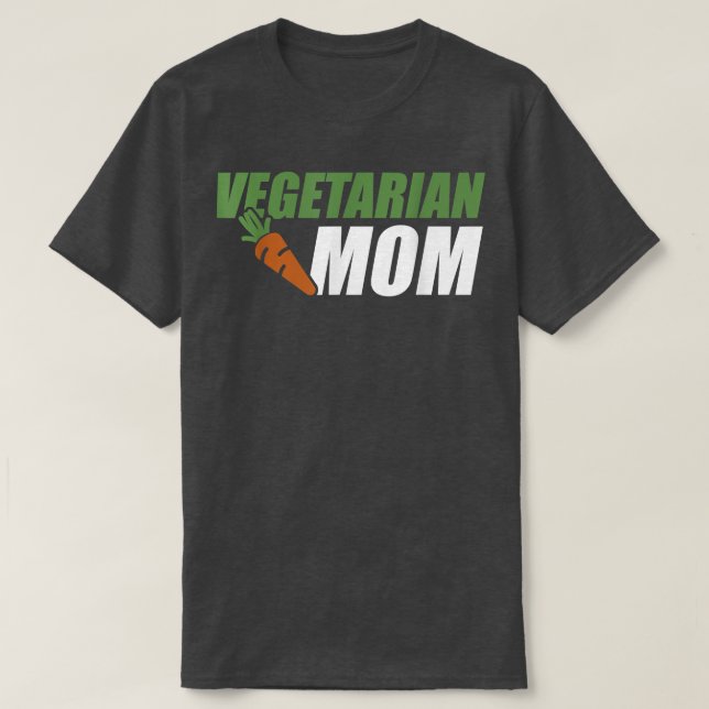 Camiseta Mamá vegetariana (Diseño del anverso)