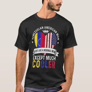 Camiseta Mamá Venezolana Americana Día de las Madres Mama V