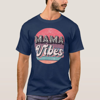 Camiseta Mama Vibes Leopard Vintage Lover