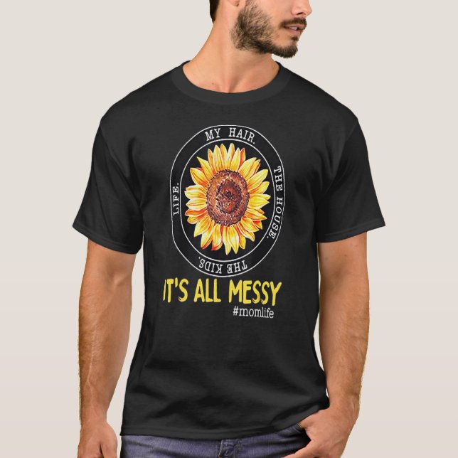 Camiseta Mamá Vida Sunflower (Anverso)
