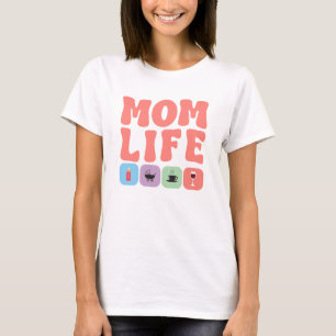 Camiseta Mamá vida SVG PNG, Mamá svg, Mamá svg, Mamá colori