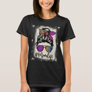 Camiseta Mamá vive con vida en el leopardo del arcoiris mad