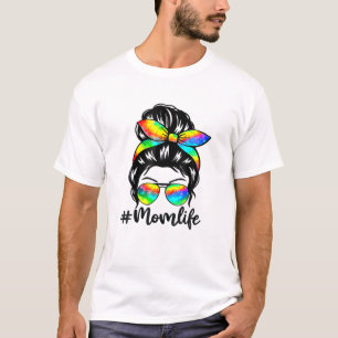 Camiseta Mamá vive desordenada fiesta de las madres