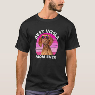Camiseta Mamá Vizsla para mujeres Retro Lindo Vizsla Húngar