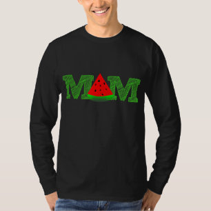 Camiseta Mama Watermelon Funny Summer Fruit Mother Day