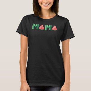 Camiseta Mama Watermelon Summer Fruit Gran Día de la Madre