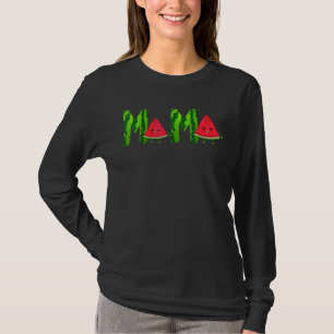 Camiseta Mama Watermelon Summer Fruit Gran Día de la Madre