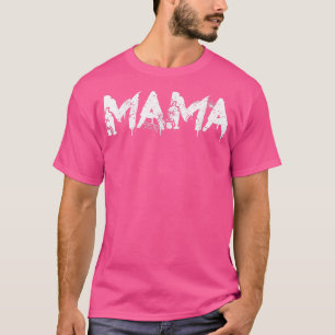 Camiseta Mama Witch Spiderweb Horror Halloween Disstuve Par