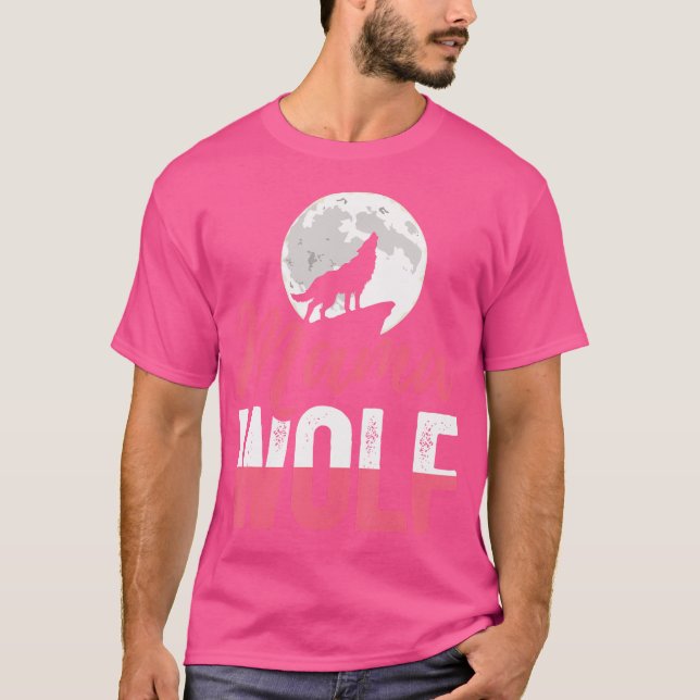 Camiseta Mama Wolf (Anverso)