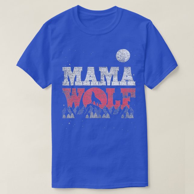 Camiseta Mama Wolf (Diseño del anverso)