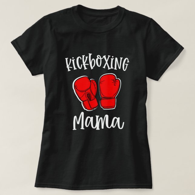 Camiseta Mamá Women's Boxing Class Gift de Kickboxing (Diseño del anverso)