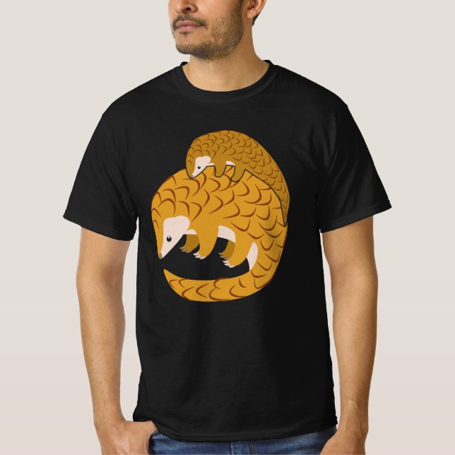 Camiseta Mama Y Baby Pangolin (Anverso)