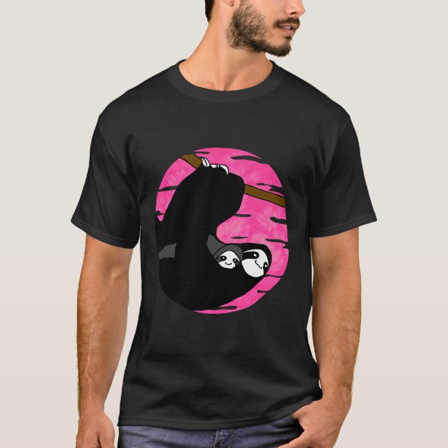 Camiseta Mama Y Baby Sloth (Anverso)