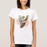 Mamá y bebé de Koala