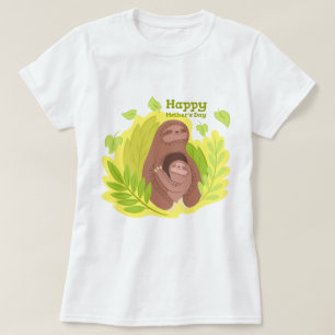 Camiseta Mamá Y Bebé Lechuga