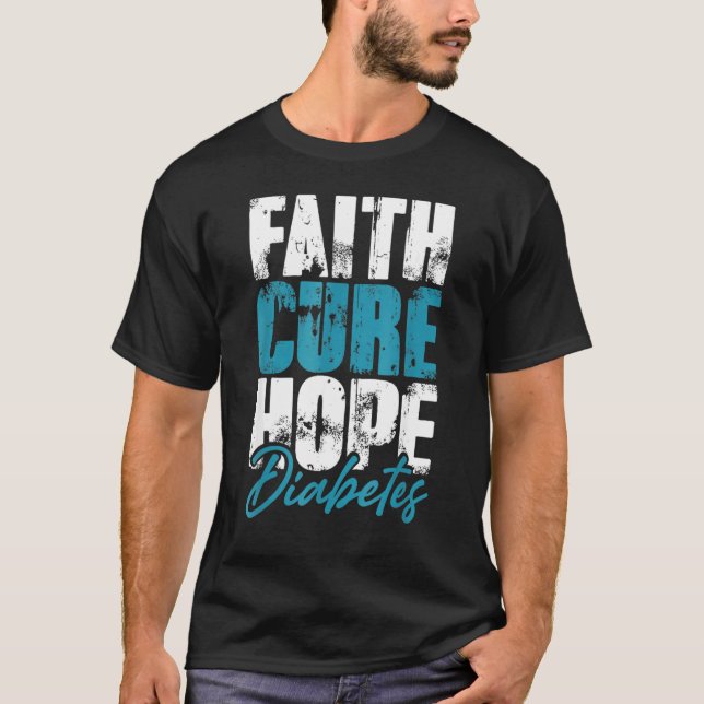 Camiseta Mamá y guerrera diabética recuperan la esperanza d (Anverso)