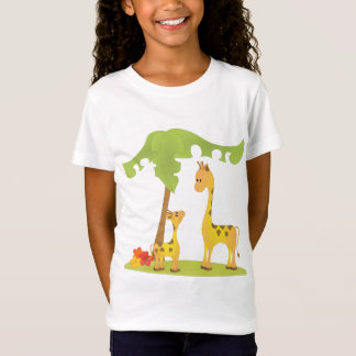Camiseta mamá y la jirafa de bebé