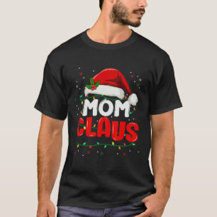 Camiseta Mamá Y Papá Claus Navidades De La Familia Santa Mu
