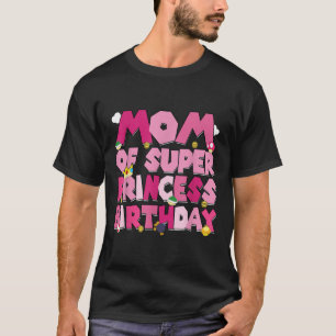 Camiseta Mamá Y Papá Princesa Chica De Cumpleaños Fiesta De