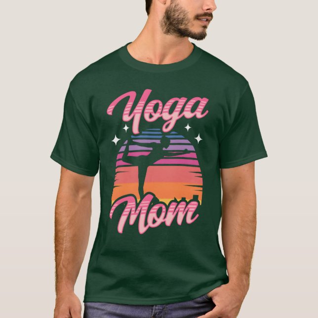 Camiseta Mamá yoga hobby mamá chica (Anverso)