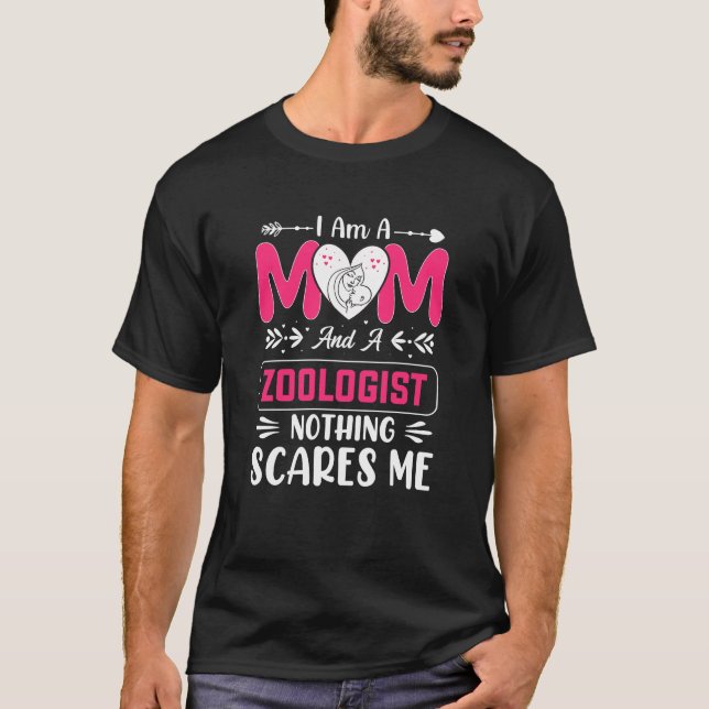 Camiseta Mamá zoóloga divertida, mamá zoóloga (Anverso)