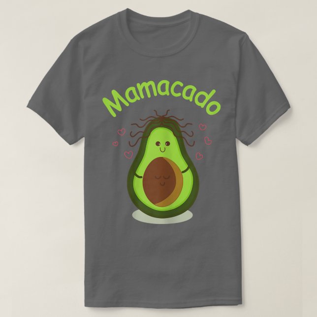 Camiseta Mamacado Aguacate Embarazada Mama Childbi (Diseño del anverso)