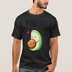 Camiseta Mamacado Aguacate Embarazo Mamá Embarazada Avo