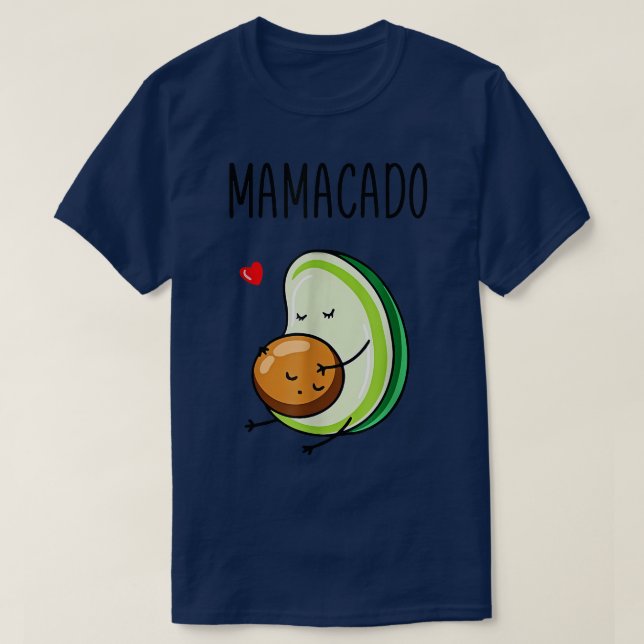 Camiseta Mamacado Aguacate Pregnant Mom Pregnancy Avo 703 (Diseño del anverso)