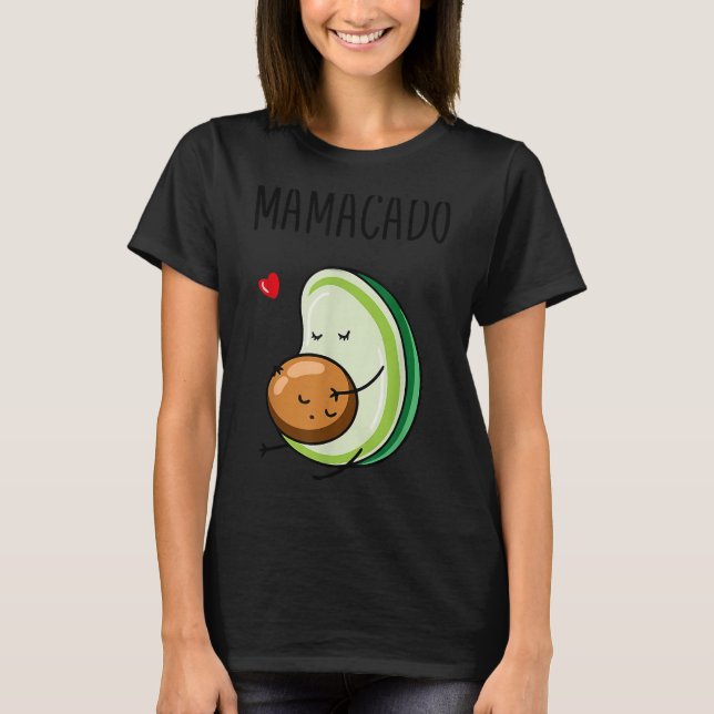 Camiseta Mamacado Avocado Pregnant Mom Pregnancy Avo  (Anverso)