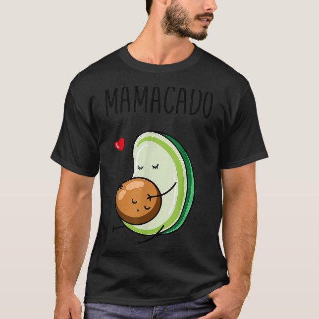 Camiseta Mamacado Avocado Pregnant Mom Pregnancy Avo  (Anverso)