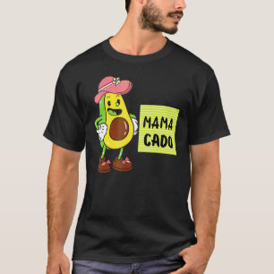 Camiseta Mamacado Cute Aguacate Embarazada Mamá