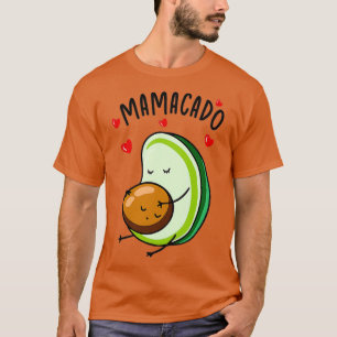 Camiseta Mamacado Cute Aguacate Embarazada Mamá Embarazo An