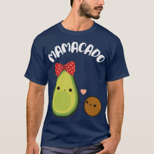 Camiseta Mamacado Cute Aguacate Madre Embarazada Vegan Madr