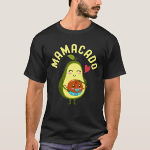 Camiseta Mamacado Cute Aguacate Mamá Invitación de Embara