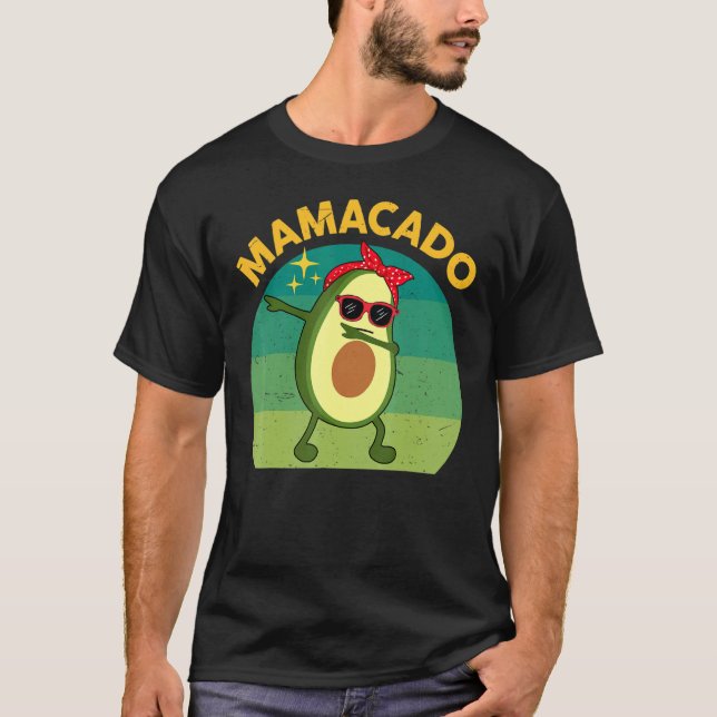 Camiseta Mamacado Dabbing Avocado Kid Men Women Avocado Cos (Anverso)